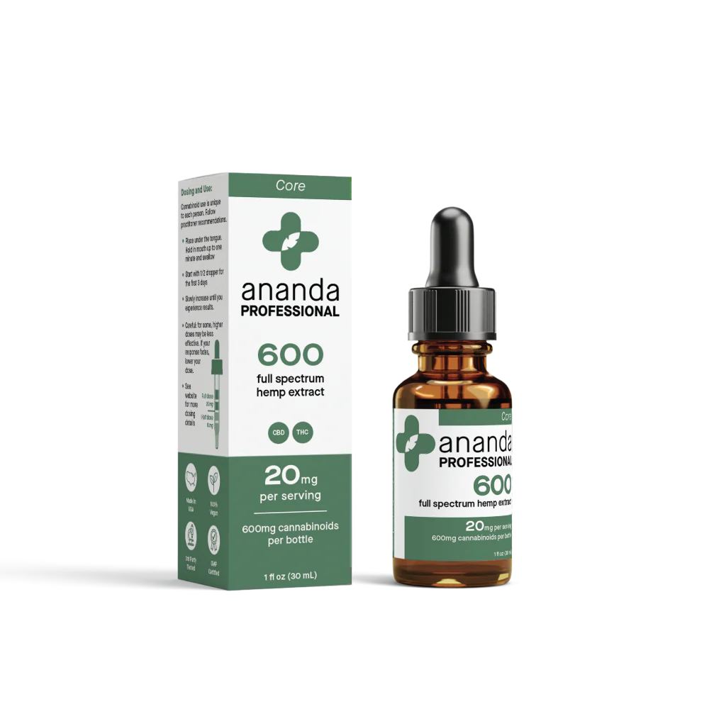 anandaprofessional-600mg Full Spectrum CBD Tincture